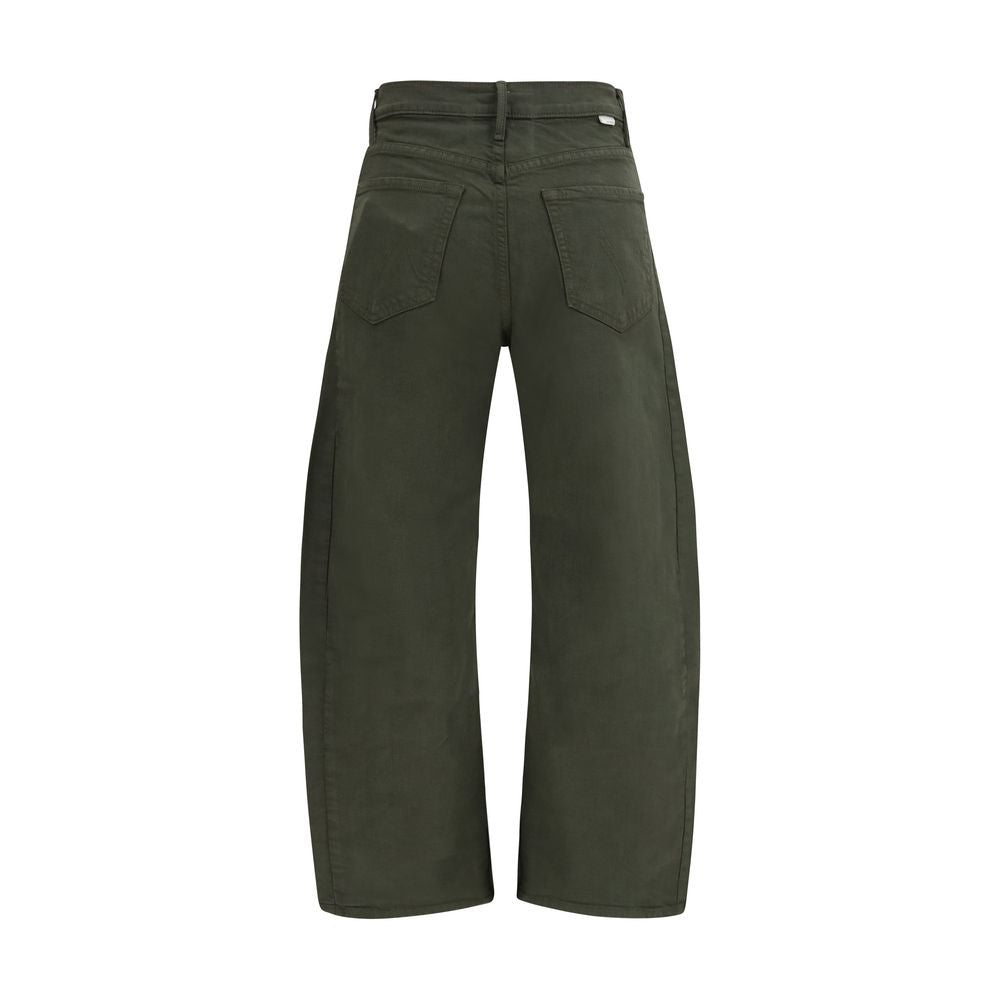 Jeans by Mother Denim for women in stretch denim cotton bicolour & signature features an refined tailoring silhouette, showcasing a premium relaxed-fit & regular-fit with a high rise and long cut for a refined tailoring look.