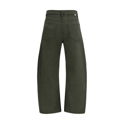 Jeans by Mother Denim for women in stretch denim cotton bicolour & signature features an refined tailoring silhouette, showcasing a premium relaxed-fit & regular-fit with a high rise and long cut for a refined tailoring look.