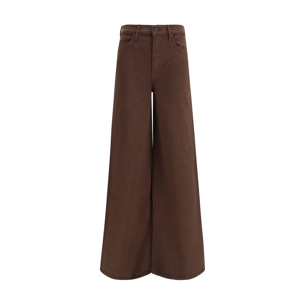 Jeans by Mother Denim for women in denim cotton brown features an sophisticated high rise and regular-fit & wide with a precise long, creating a sophisticated and sophisticated silhouette.