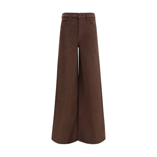 Jeans by Mother Denim for women in denim cotton brown features an sophisticated high rise and regular-fit & wide with a precise long, creating a sophisticated and sophisticated silhouette.