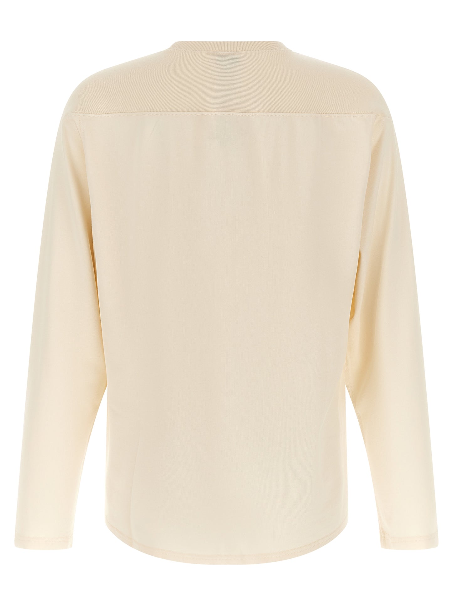 T-Shirt by Kenzo for men in viscose cotton beige, red & signature showcases a chic silhouette, artfully detailed with a chic and for a chic finish.