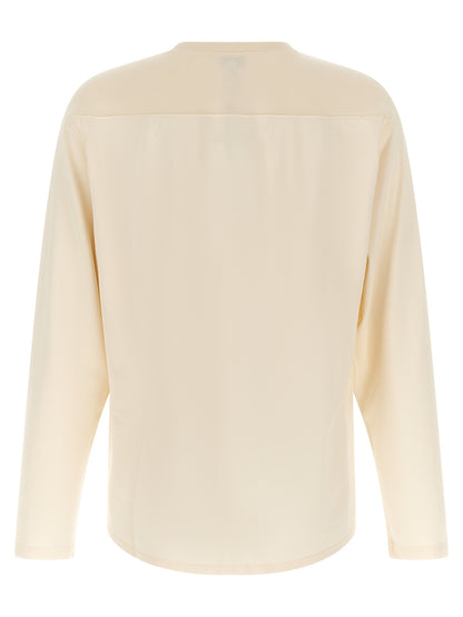 T-Shirt by Kenzo for men in viscose cotton beige, red & signature showcases a chic silhouette, artfully detailed with a chic and for a chic finish.