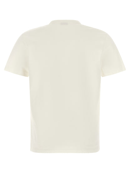 T-Shirt by Kenzo for men in cotton black, white & yellow features an edgy silhouette, meticulously detailed with a sophisticated and crew neckline for a truly edgy finish.