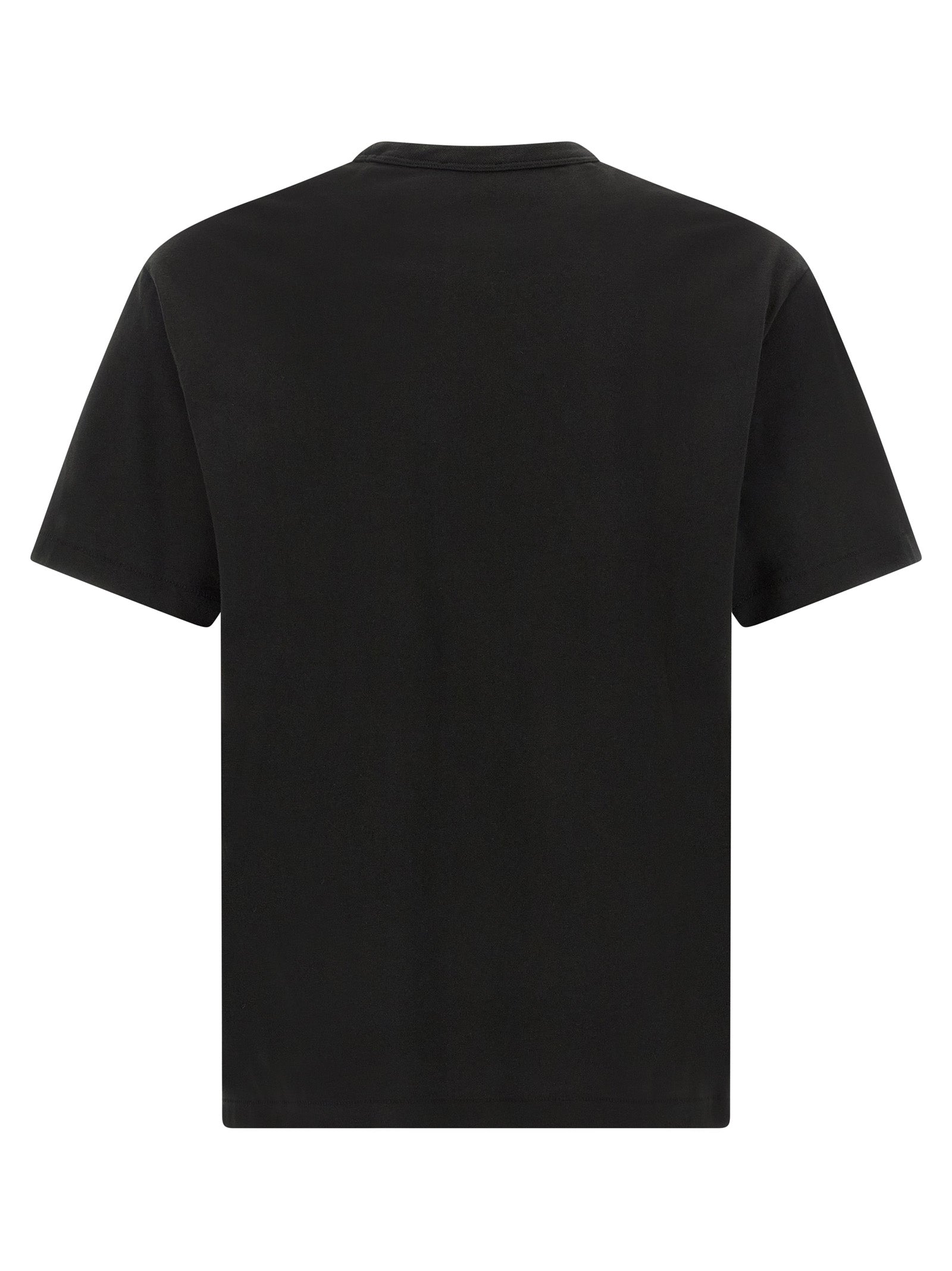 T-Shirt by Kenzo for men in cotton black, blue & yellow showcases a dramatic silhouette, elegantly detailed with a dramatic crew neckline and for a truly dramatic finish.