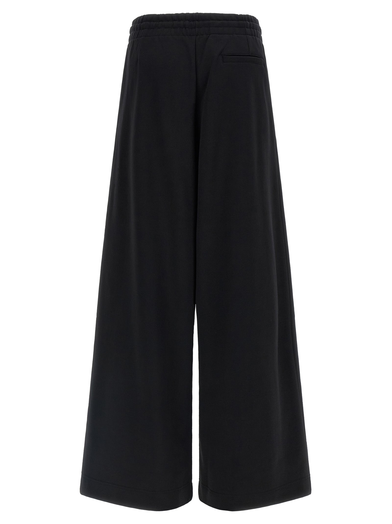 Activewear Pants by Dries Van Noten for women in cotton black & silver features a ergonomic athletic & flared and with a ergonomic long, showcasing innovative for a ergonomic look.