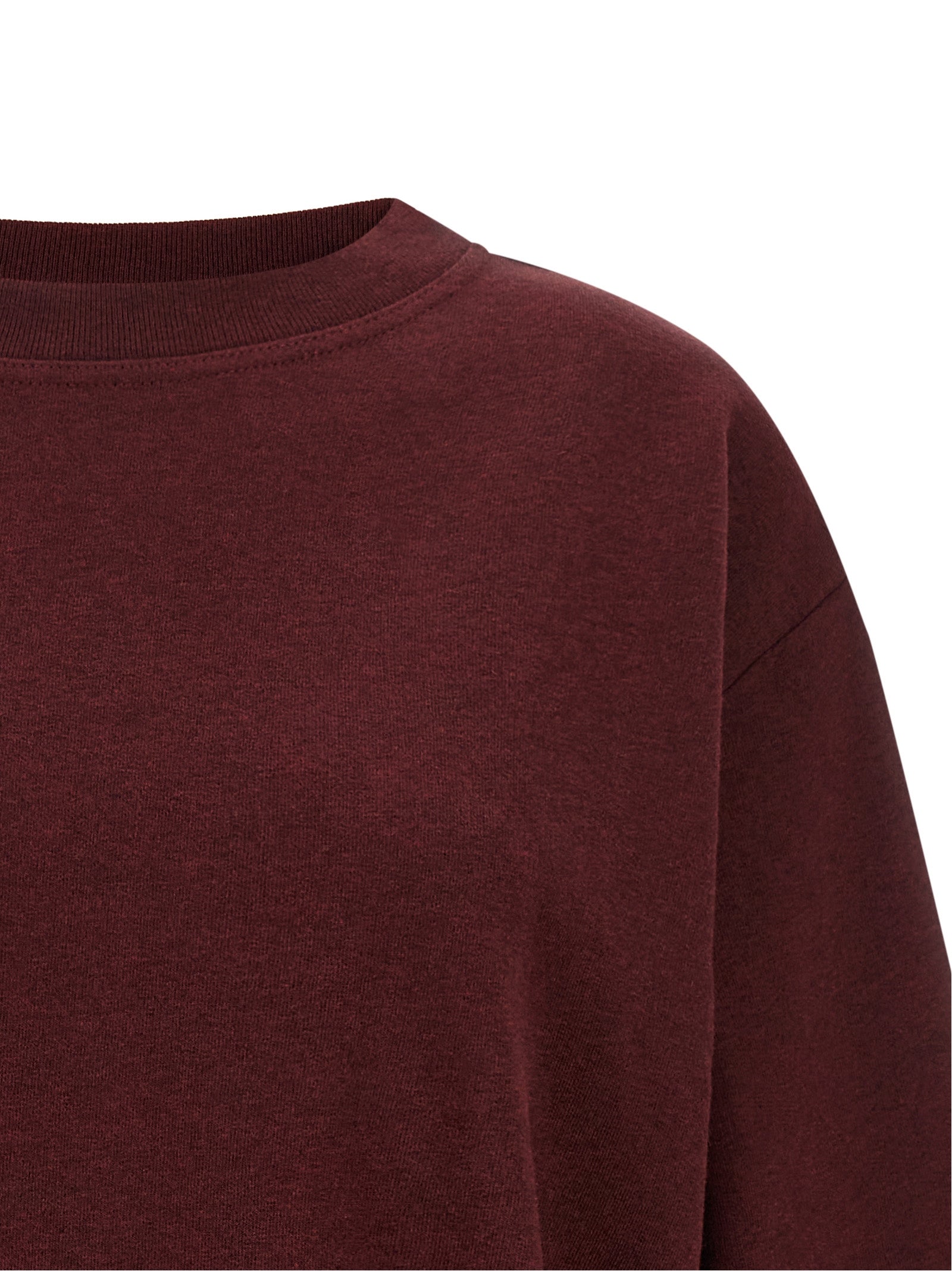 Activewear Sweatshirt by Dries Van Noten for women in cotton bordeaux showcases a athletic silhouette with sleeves, a athletic , and high-performance for a athletic aesthetic.