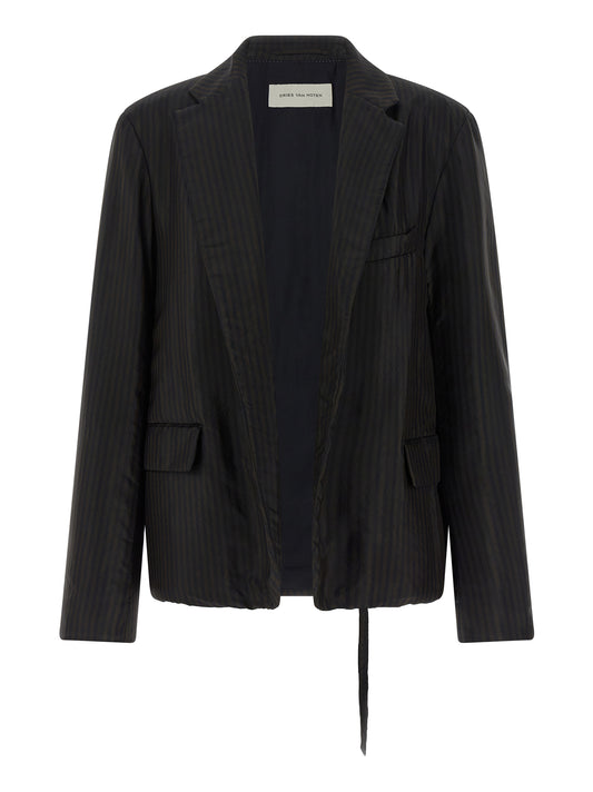 Dries Van Noten Brown Copper Blazer