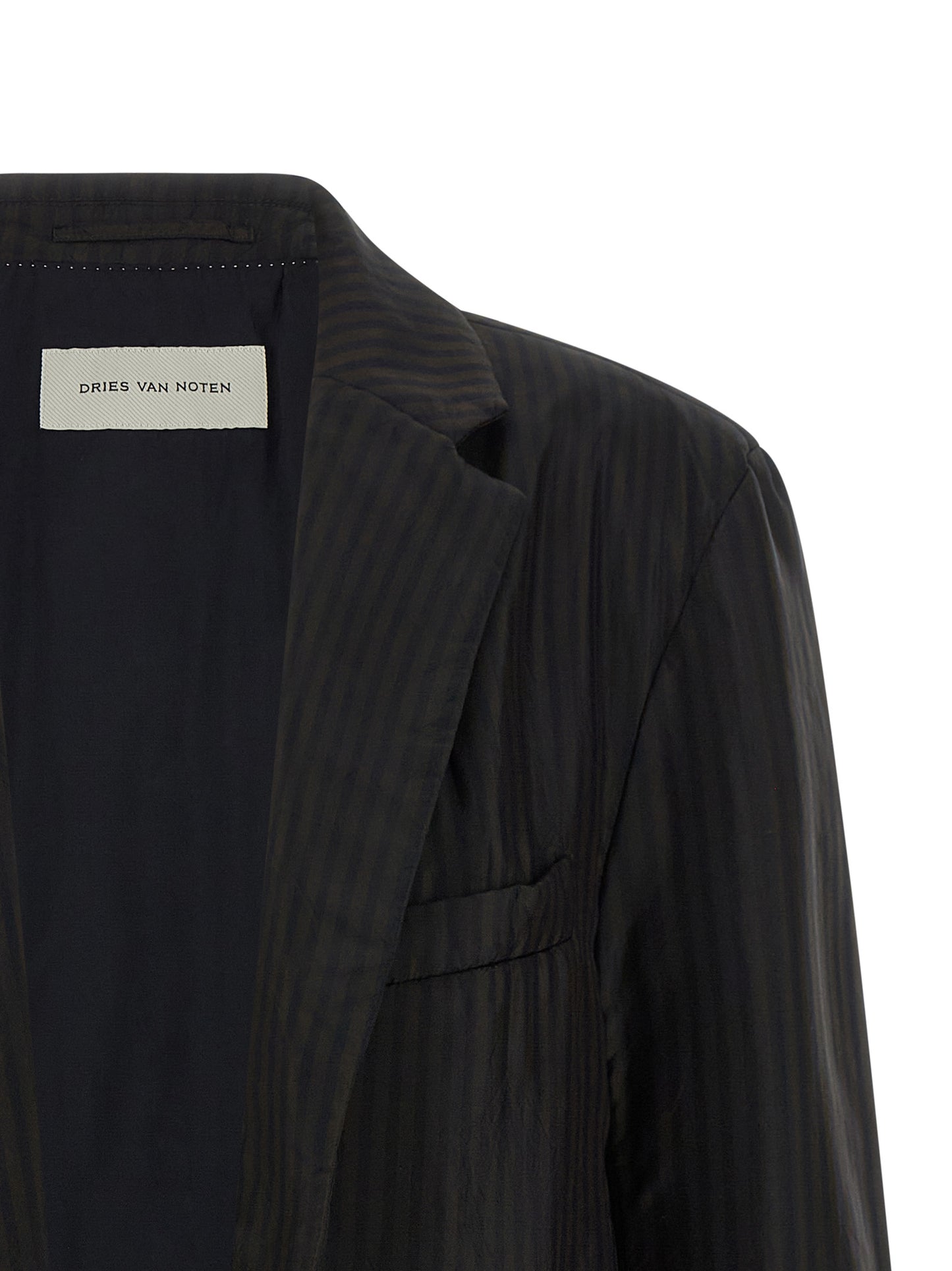 Dries Van Noten Brown Copper Blazer