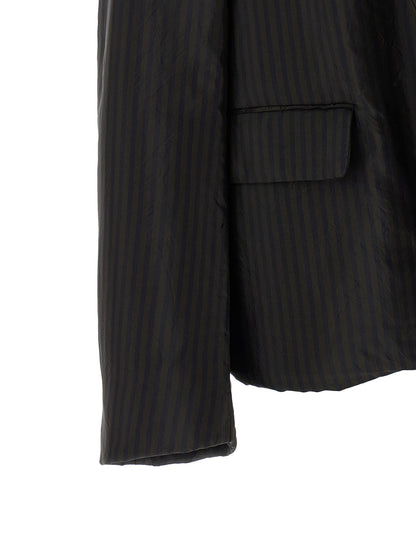 Dries Van Noten Brown Copper Blazer