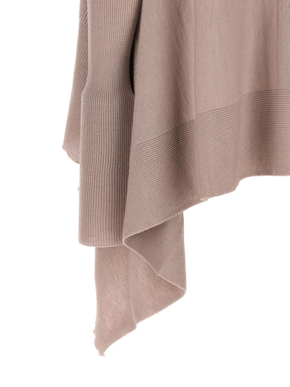 Cardigan by Rick Owens for women in cotton multicolor & pink features a dramatic silhouette, showcasing a sophisticated and dramatic detail for a timeless, premium look.