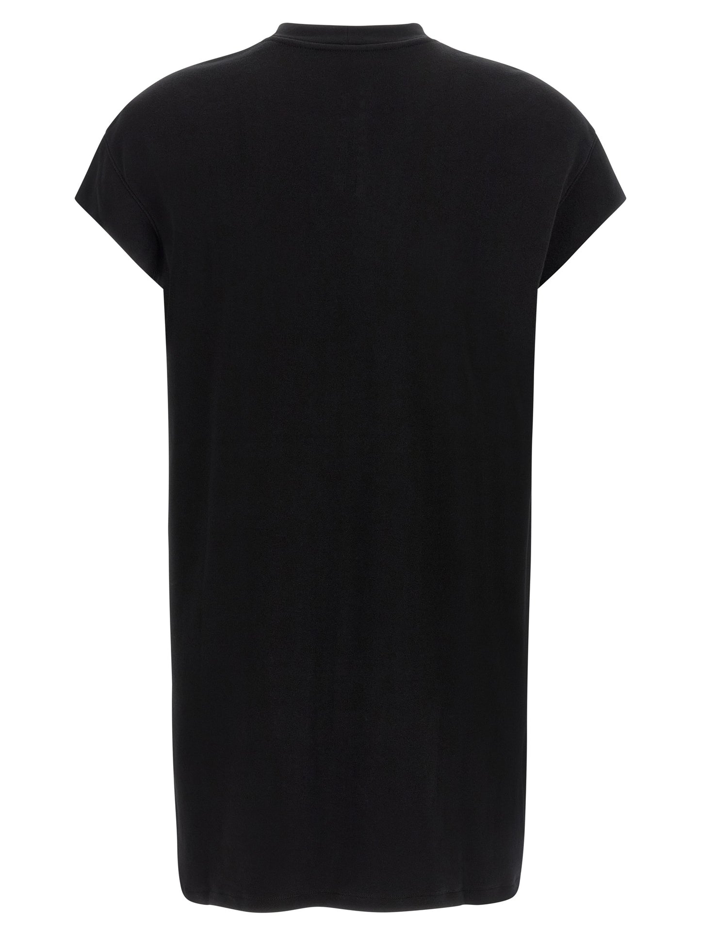 T-Shirt by Rick Owens for men in organic cotton black & signature features a plush silhouette, showcasing a sophisticated and for a truly plush finish.
