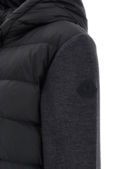 Moncler Gray Polyamide Cardigan