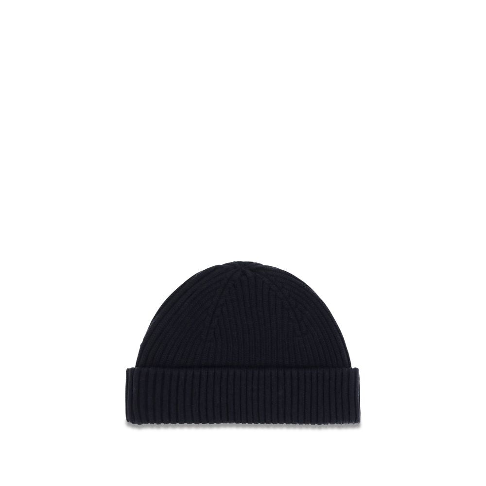 Beanie Hat by Parajumpers for men in merino wool blue presents a sleek silhouette, showcasing the sleek texture and refined craftsmanship of the Merino Wool Beanie Hat collection.