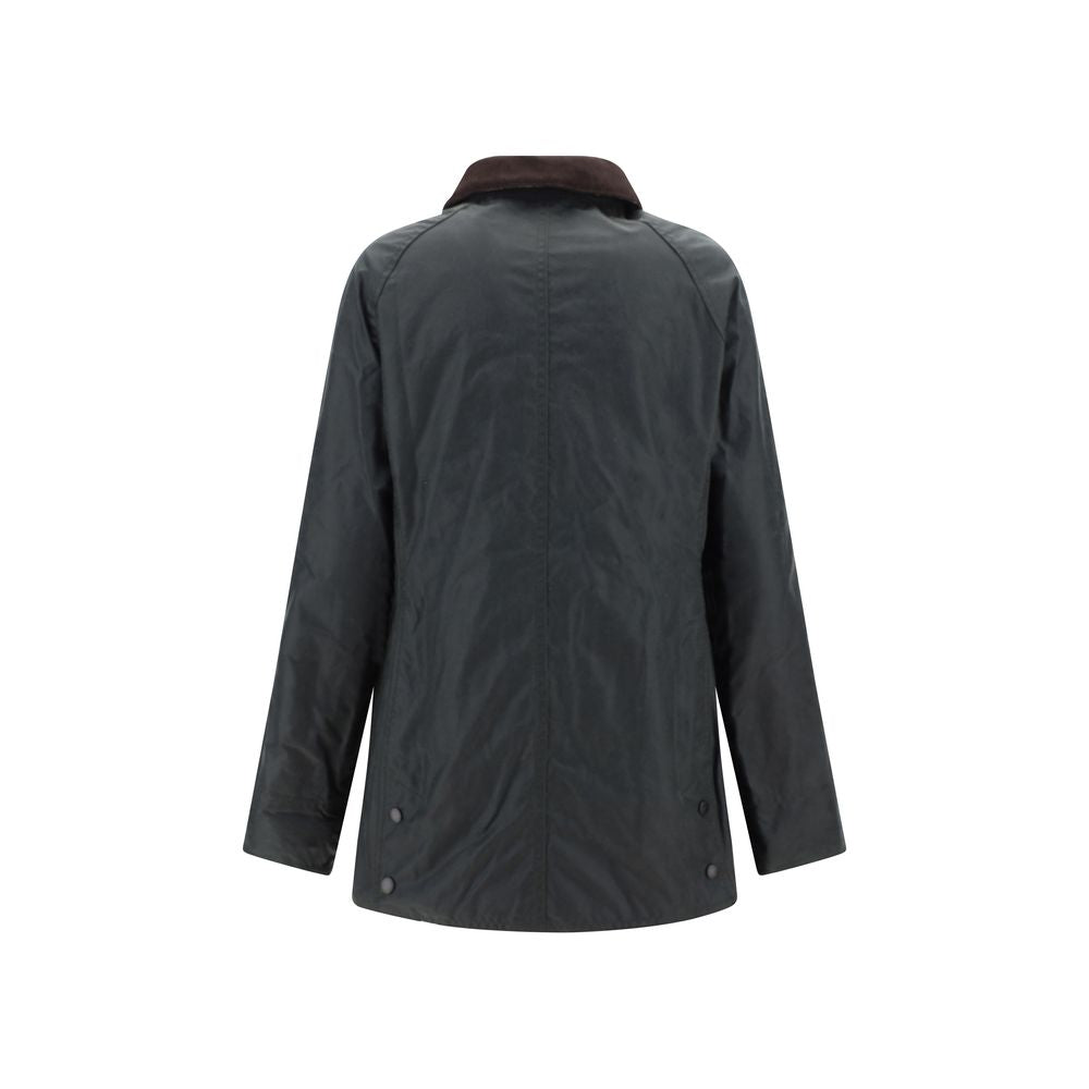 Overcoat by Barbour for women in cotton bicolour & tartan presents a luxurious silhouette, showcasing a luxurious and sophisticated pockets for a premium, luxurious look.