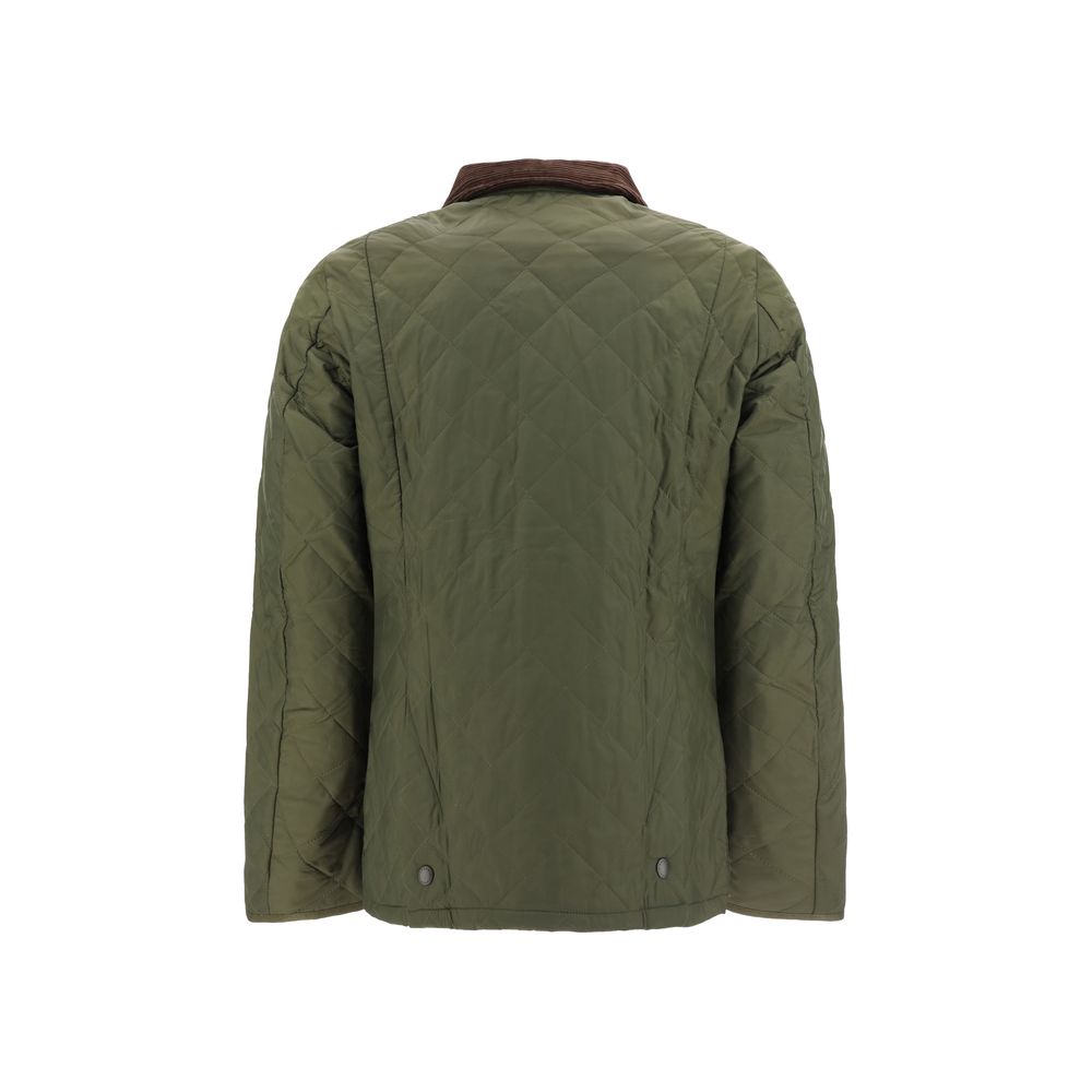 Overcoat by Barbour for men in polyamide velvet bicolour showcases a architectural silhouette, artfully detailed with a distinctive and functional pockets for a architectural finish.