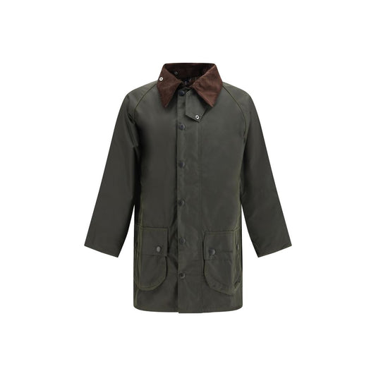 Hooded Overcoat by Barbour for men in cotton corduroy bicolour features a contemporary silhouette showcasing a contemporary hooded neckline and refined pockets & hooded for a sophisticated finish.
