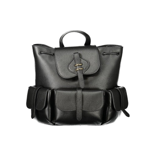 Drawstring Backpack by Coccinelle for women in leather black features a architectural Mavery Leather Drawstring Backpack design with a secure drawstring & magnetic, ample built-in-compartments, external-pockets & internal-pockets, and versatile handle, backpack-strap & adjustable-strap for a architectural finish.