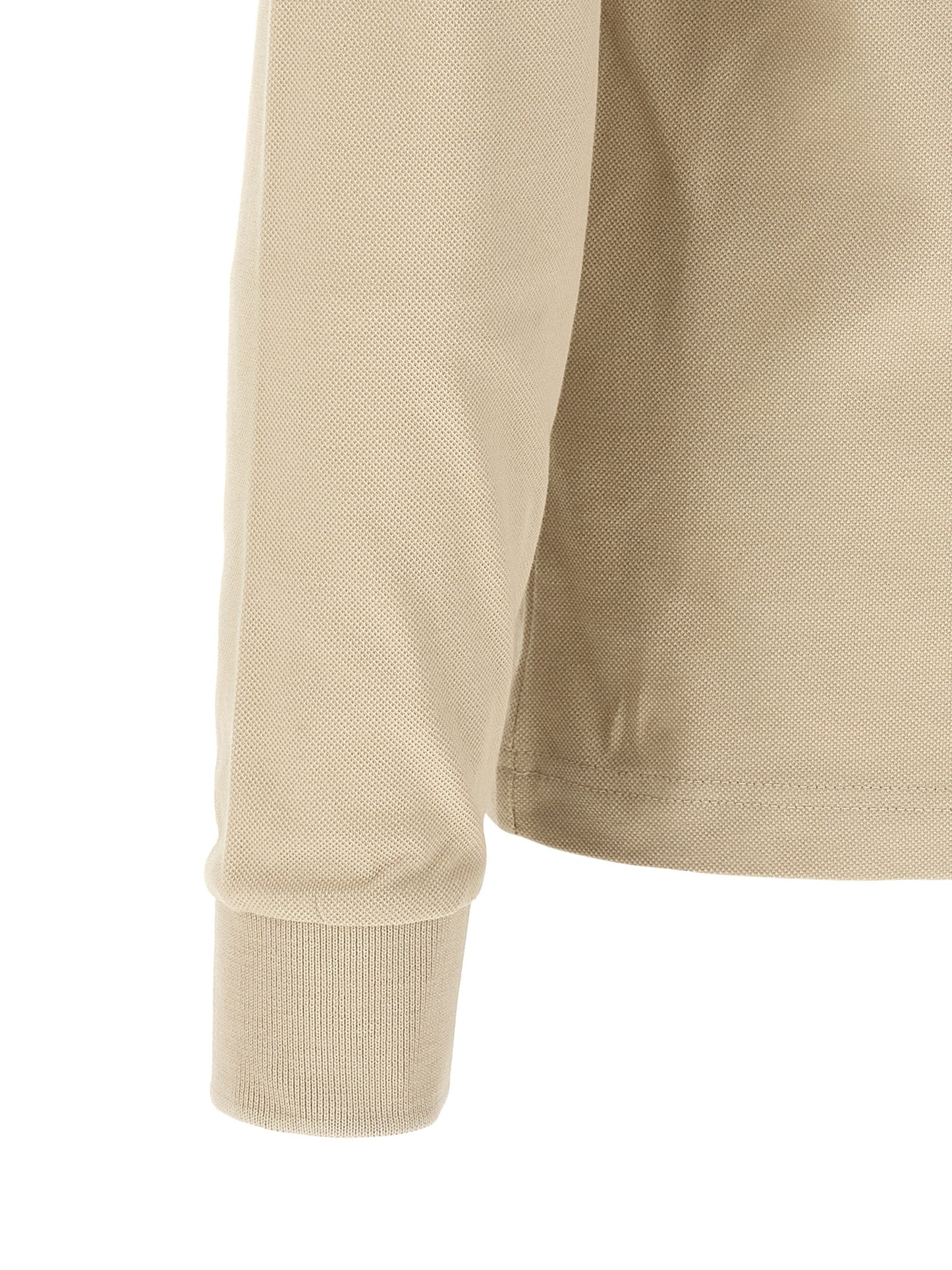 Polo Shirt by Hugo Boss for men in stretch cotton beige showcases a enviable silhouette, featuring a refined and for a enviable finish.