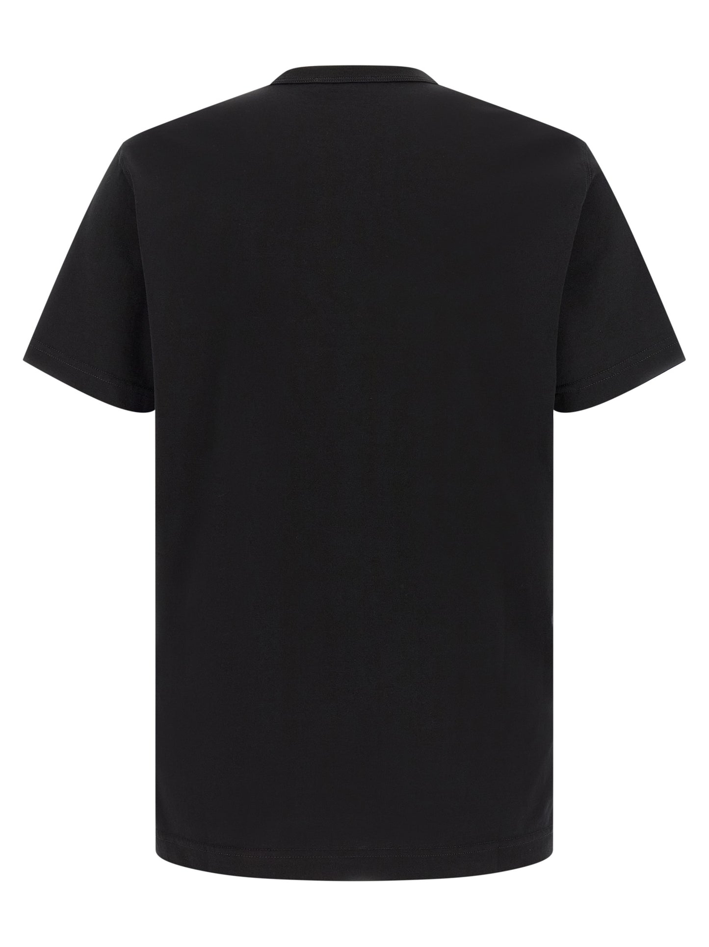 T-Shirt by Dolce & Gabbana for men in cotton black & white features an on trend silhouette, perfectly showcasing a on trend and crew neckline for an elevated aesthetic.