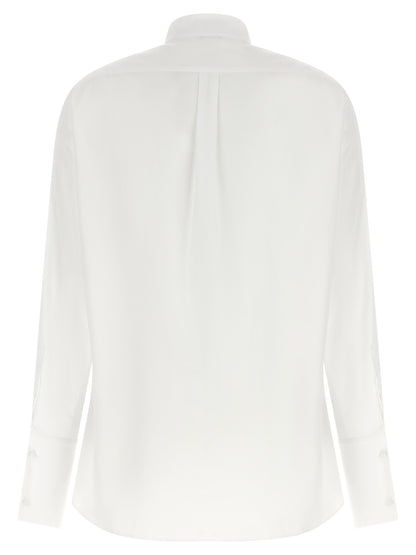 Blouse by Tom Ford for women in cotton white features an polished silhouette, showcasing a sophisticated and detail for a truly polished finish.