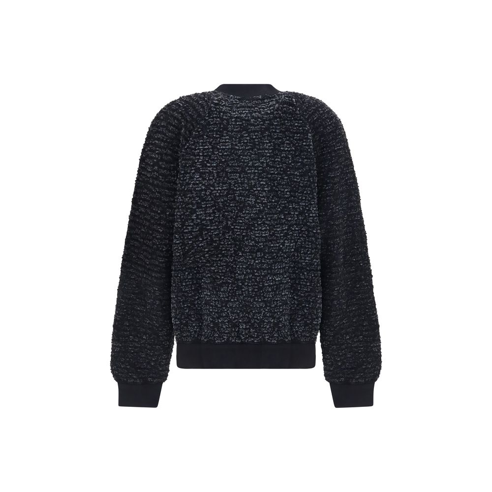 Bomber Jacket by Balmain for women in merino wool nylon polyester cotton & lyocell black features an on trend silhouette, showcasing refined pockets and a sophisticated for a truly on trend finish.