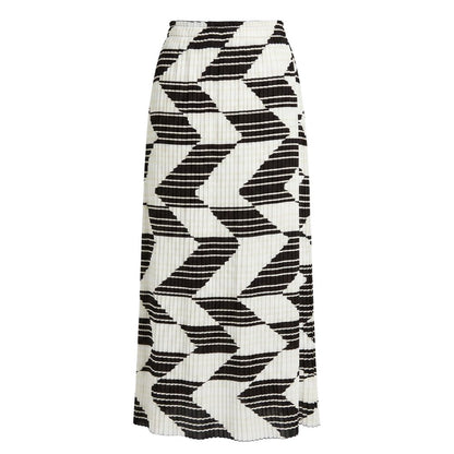 Trussardi Jeans White Polyester Women Skirt