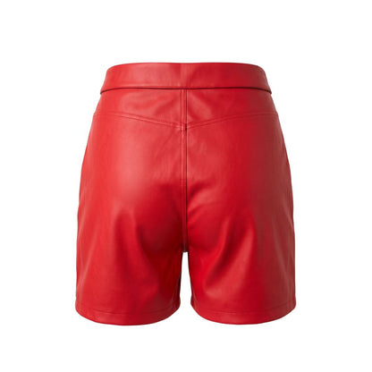 Trussardi Jeans Red Polyester Women Shorts