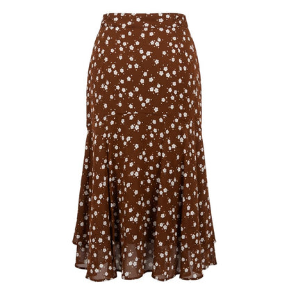 Trussardi Jeans Brown Viscose Women Skirt
