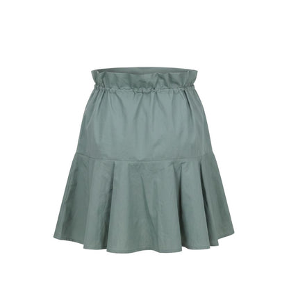 Trussardi Jeans Green Cotton Women Skirt