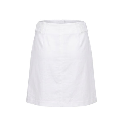 Trussardi Jeans White Viscose Women Skirt