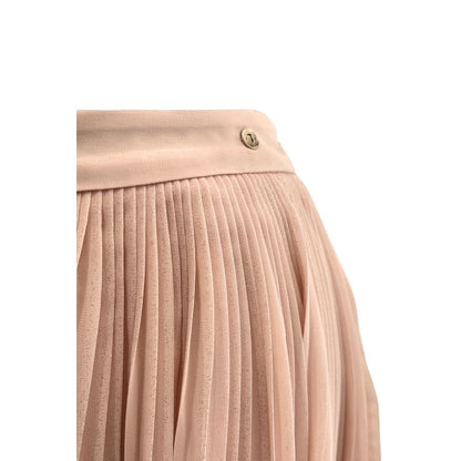 Trussardi Jeans Pink Polyester Women Skirt