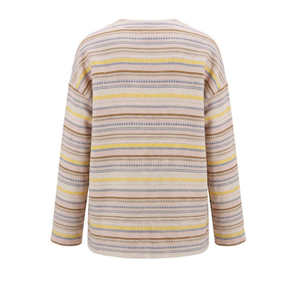 Trussardi Jeans Beige Cotton Women's Jacket
