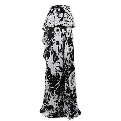Trussardi Jeans Black Polyester Women Skirt