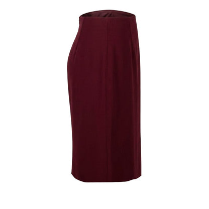 Trussardi Red Acetate Women Skirt