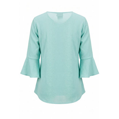 Trussardi Light Blue Cotton Women Shirt
