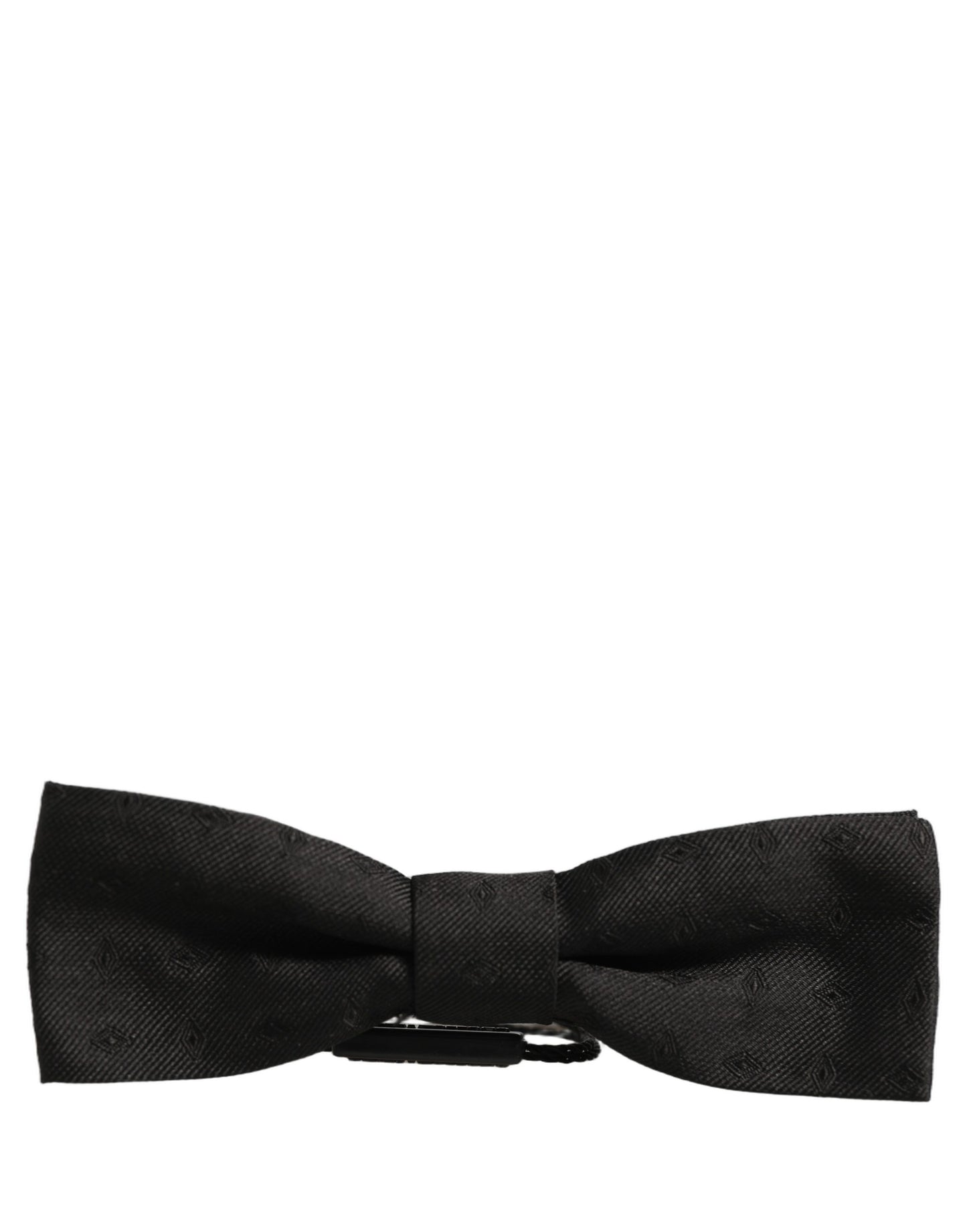 Dolce & Gabbana Men Black 100% Silk Adjustable Neck Papillon Bow Tie