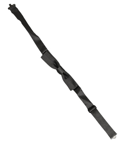 Dolce & Gabbana Silk Satin Necktie - Black