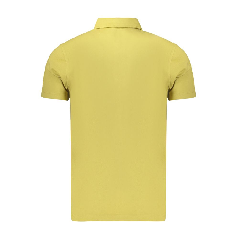 This Polo Shirt by Refrigiwear for men in cotton yellow presents a flawless silhouette, showcasing flawless detailing and a refined for a truly flawless aesthetic.
