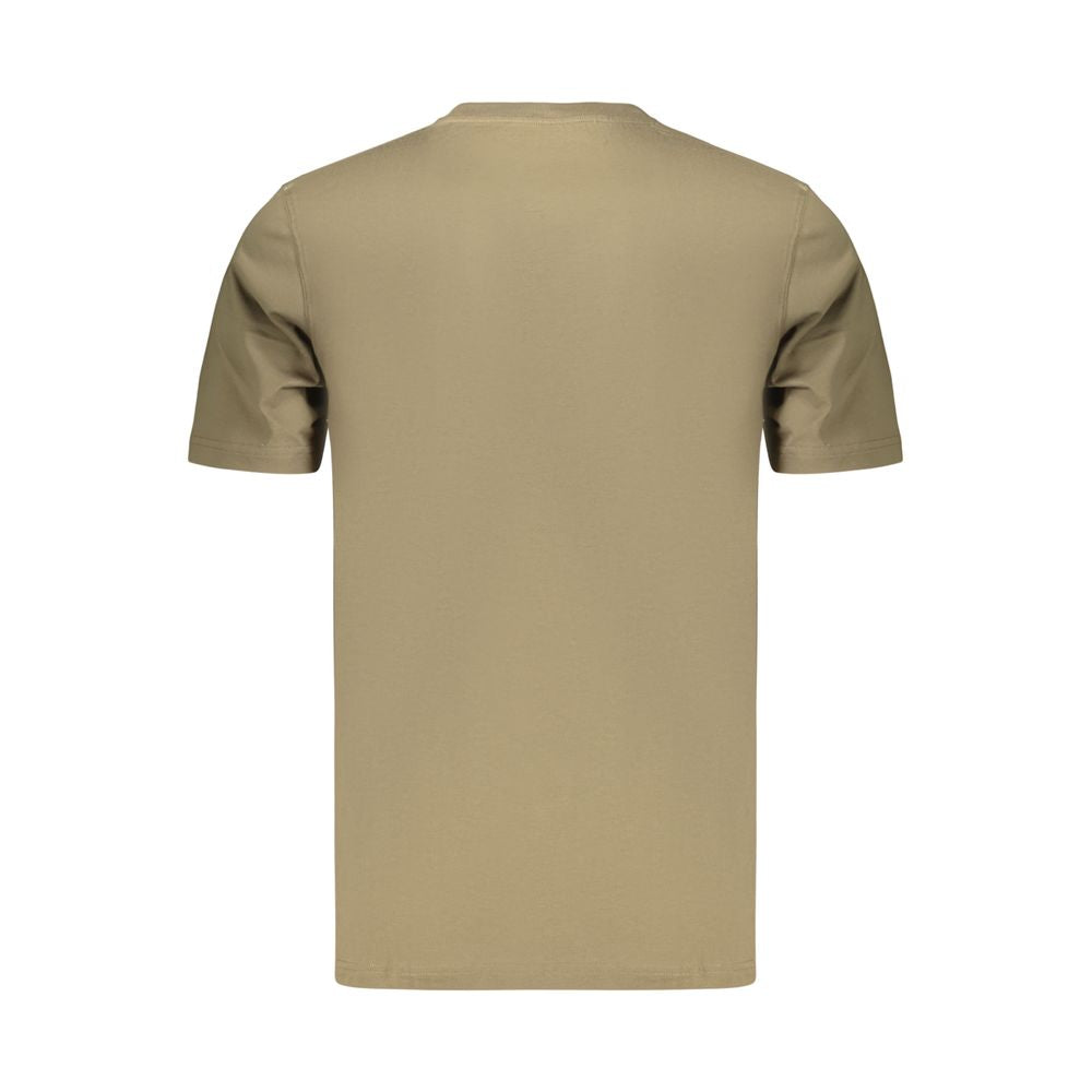 T-Shirt by Refrigiwear for men in cotton green & print features an on trend silhouette, perfectly showcasing a on trend and crew neckline for an elevated aesthetic.