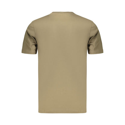 T-Shirt by Refrigiwear for men in cotton green & print features an on trend silhouette, perfectly showcasing a on trend and crew neckline for an elevated aesthetic.