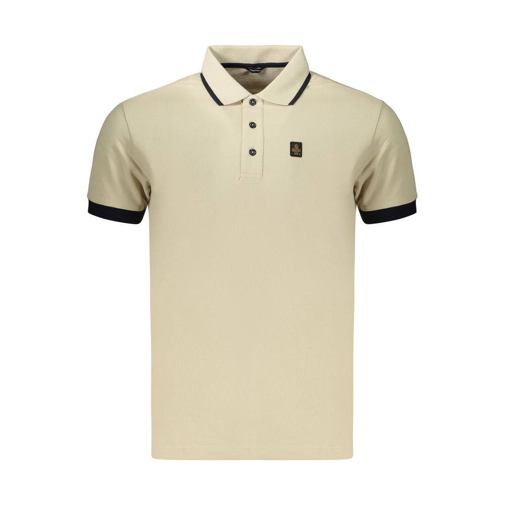 Refrigiwear Men's Stretch Cotton Polo Shirt - Beige