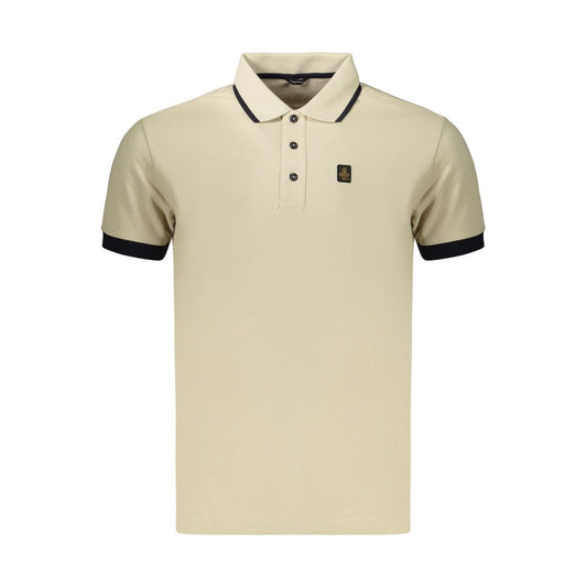 Refrigiwear Men's Stretch Cotton Polo Shirt - Beige