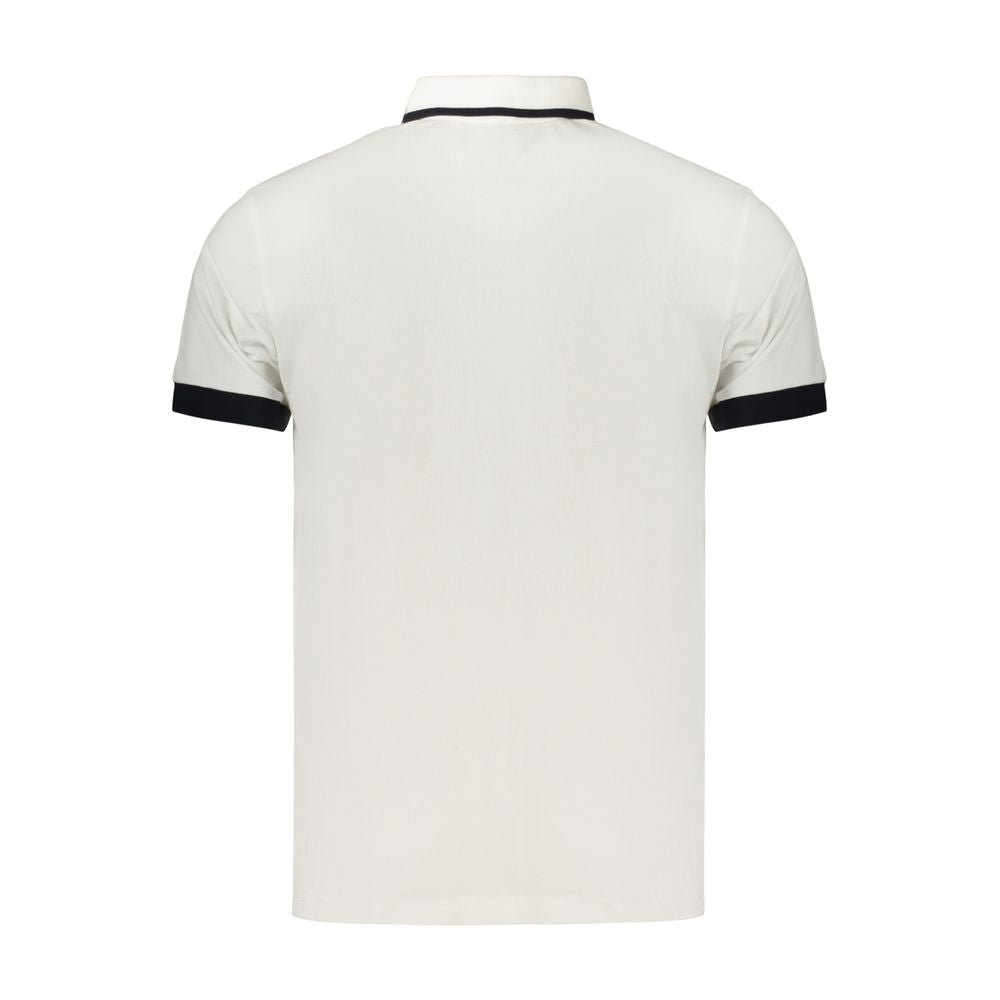 Polo Shirt by Refrigiwear for men in stretch cotton white features a eye catching silhouette, showcasing a refined and for a eye catching finish.