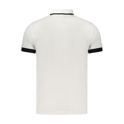 Polo Shirt by Refrigiwear for men in stretch cotton white features a eye catching silhouette, showcasing a refined and for a eye catching finish.