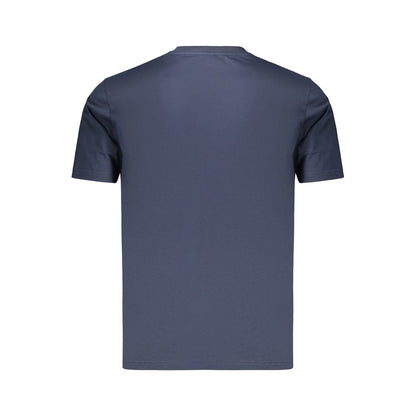 Refrigiwear Men's Crew Neck Cotton T-Shirt - Blue Print