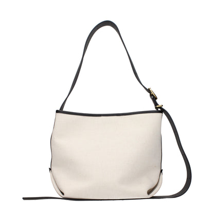 Crossbody Handbag by Jil Sander for women in fabric beige features a multifaceted silhouette, showcasing a secure and multifaceted with versatile crossbody-strap & adjustable-strap for multifaceted style.