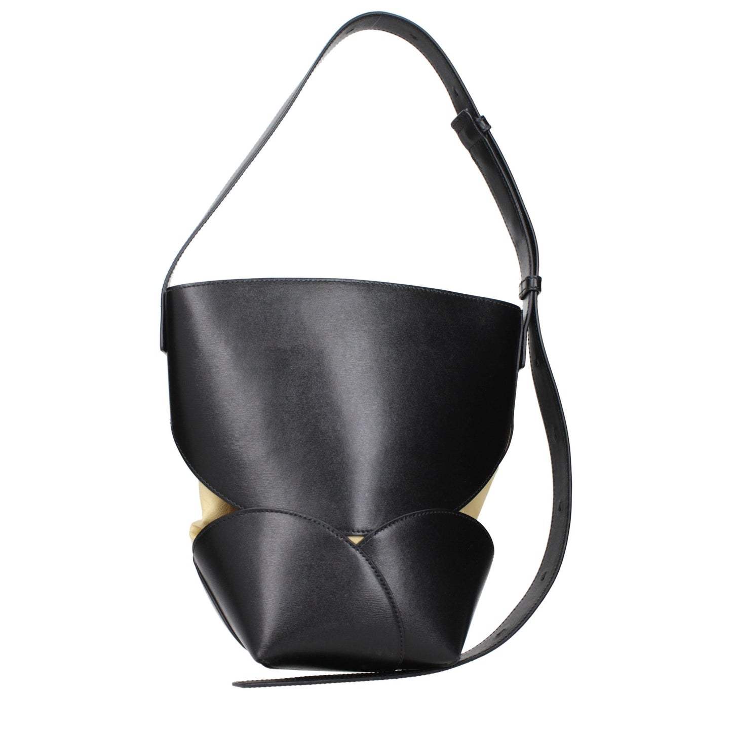 Crossbody Handbag by Jil Sander for women in leather black showcases a versatile sophistication silhouette, featuring a secure , versatile sophistication , and versatile crossbody-strap & adjustable-strap for a versatile sophistication finish.