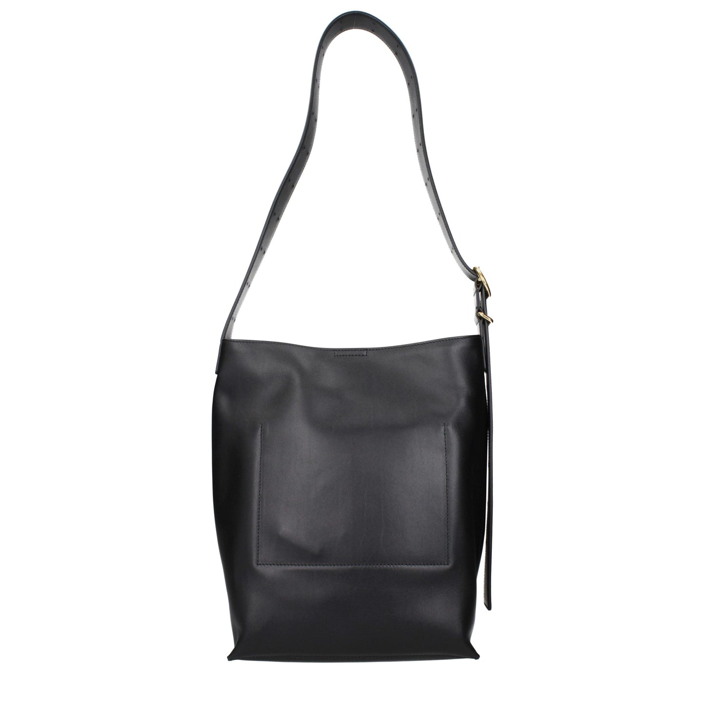 Crossbody Handbag by Jil Sander for women in leather black features a transformative elegance silhouette, showcasing a secure , organized , and versatile crossbody-strap & adjustable-strap for a transformative elegance look.
