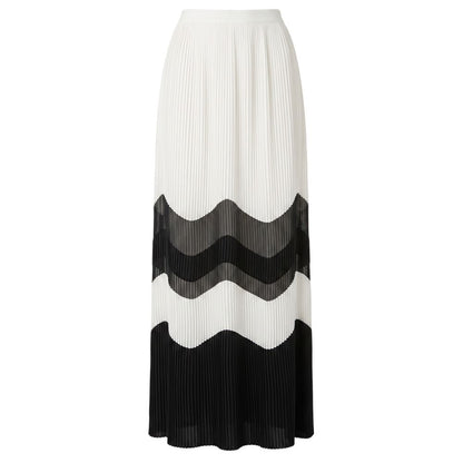 Trussardi Jeans White Polyester Women Skirt
