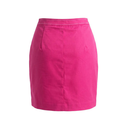 Trussardi Jeans Pink Cotton Women Skirt